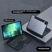 360 Swivel Keyboard Clear Case For IPad Doxrek