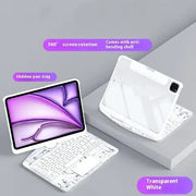 360 Swivel Keyboard Clear Case For IPad Doxrek