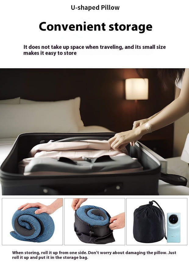 U-shaped pillow for travel