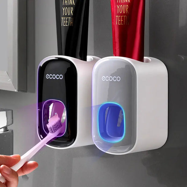 Automatic wall-mounted bathroom toothpaste holder Doxrek