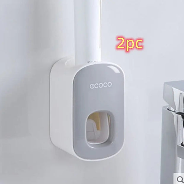 Automatic wall-mounted bathroom toothpaste holder Doxrek