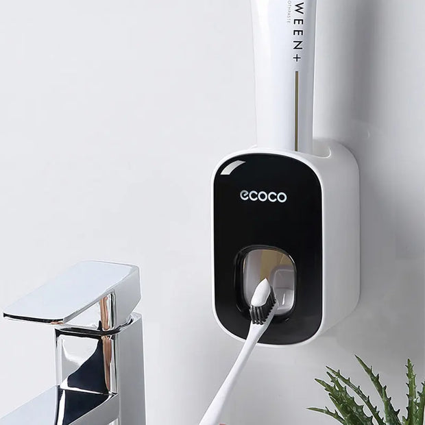 Automatic wall-mounted bathroom toothpaste holder Doxrek