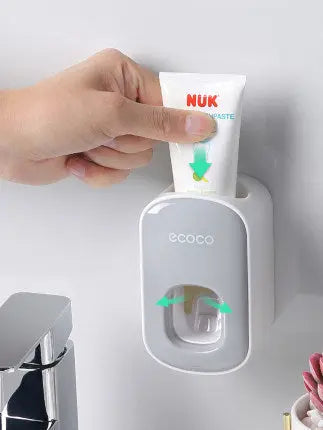 Automatic wall-mounted bathroom toothpaste holder Doxrek