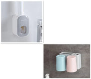 Automatic wall-mounted bathroom toothpaste holder Doxrek