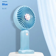 Flowers Mini Handheld Fan Summer Portable Doxrek