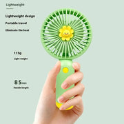 Flowers Mini Handheld Fan Summer Portable Doxrek