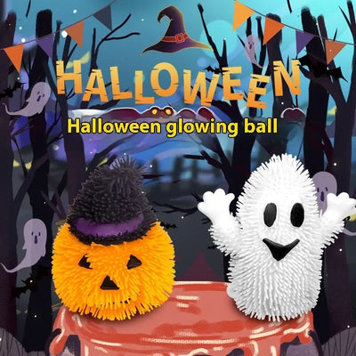 Halloween Tpr Pressure Reduction Toy Luminous Ball Doxrek