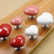 Heart-shaped ceramic handle for bathroom Doxrek