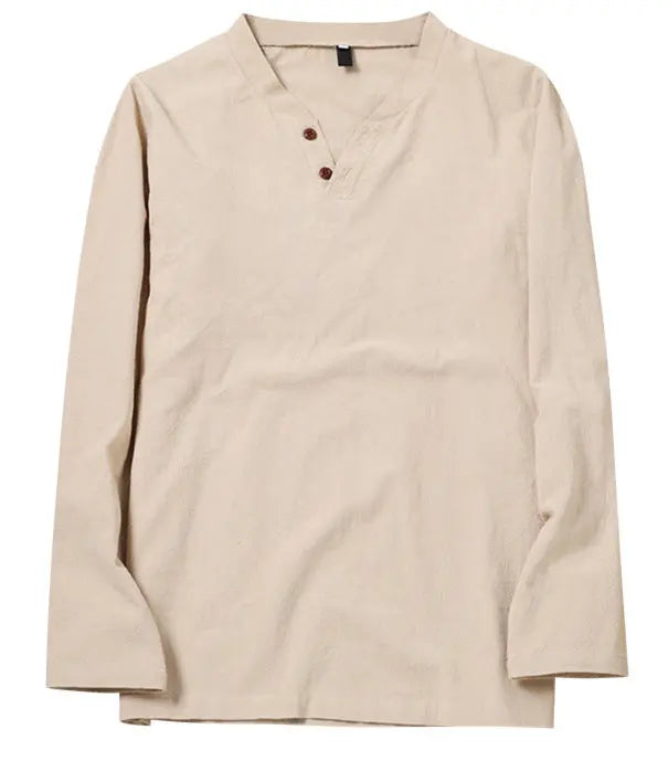 Men's cotton and linen shirt Doxrek