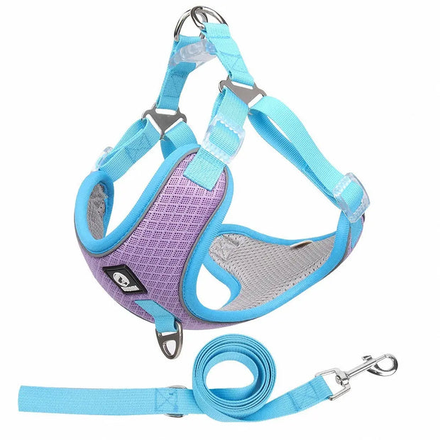 Pet Dog Harness Adjustable Breathable Doxrek