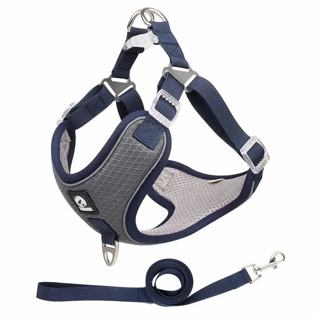 Pet Dog Harness Adjustable Breathable Doxrek