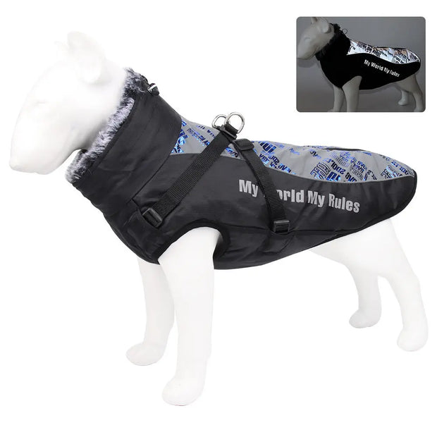 Pet Warm Reflective Padded Coat Doxrek