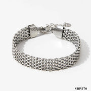 Retro set of silver crystal bracelets, jewelry Doxrek