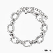 Retro set of silver crystal bracelets, jewelry Doxrek