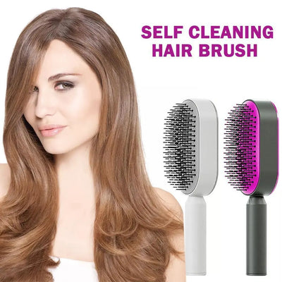 Self Cleaning Hair Brush Doxrek